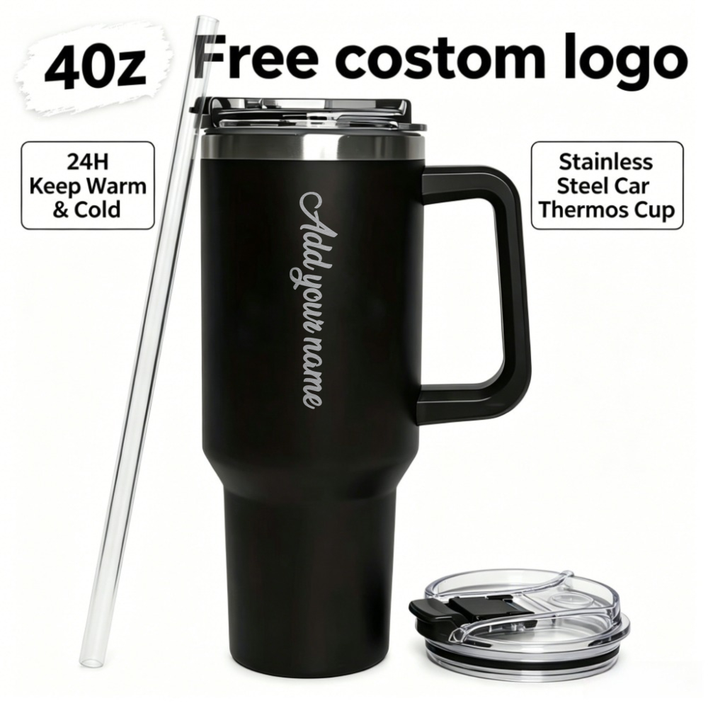 Stainless Steel Straw - Custom 1200ml Stainless Steel Coffee Cup