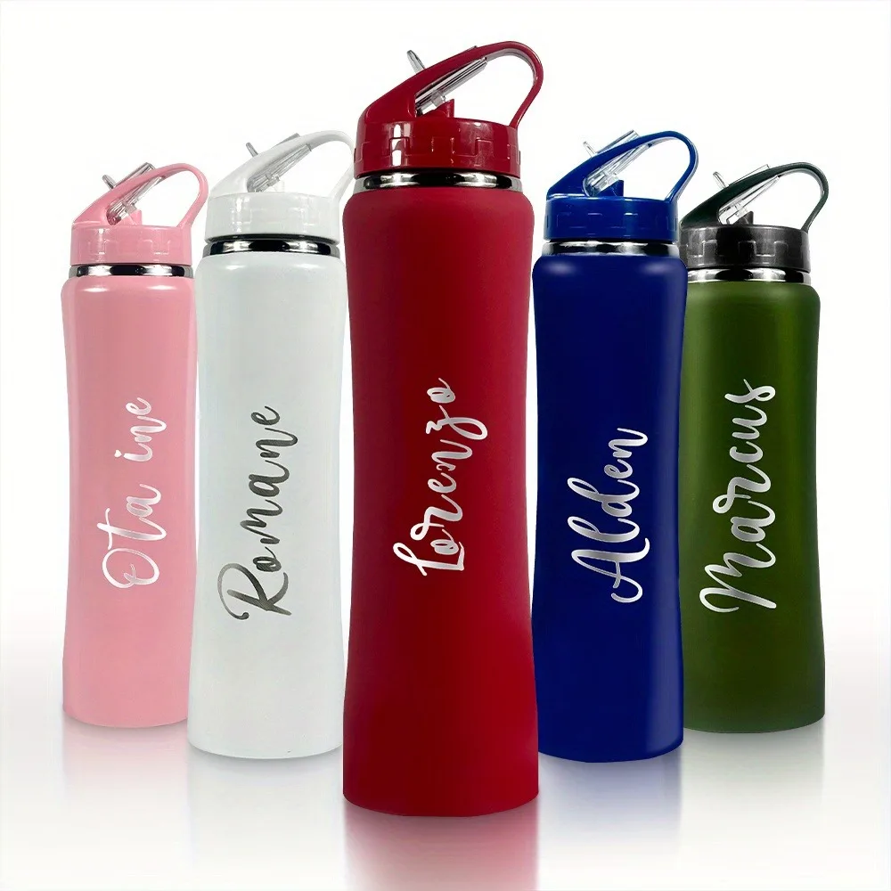 Stainless Steel Straw - Personalized Insulated Stainless Steel Water Bottle