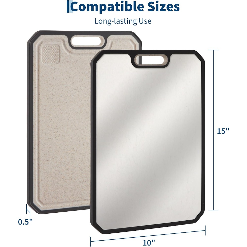 Stainless Steel Chopping Board - Stainless Steel Straw ulasan dan harga