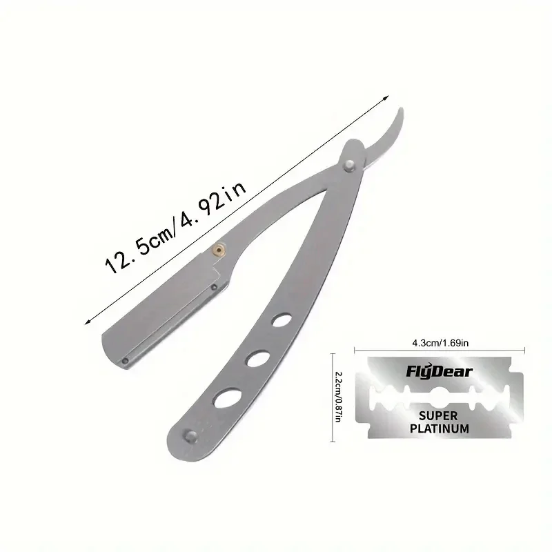 Hair Removal Knife Men Shaves  - Safety Razor Handle ulasan dan harga