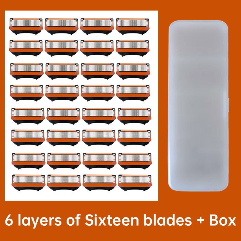 Men's 6-Layer Stainless Steel  - Safety Razor Handle ulasan dan harga