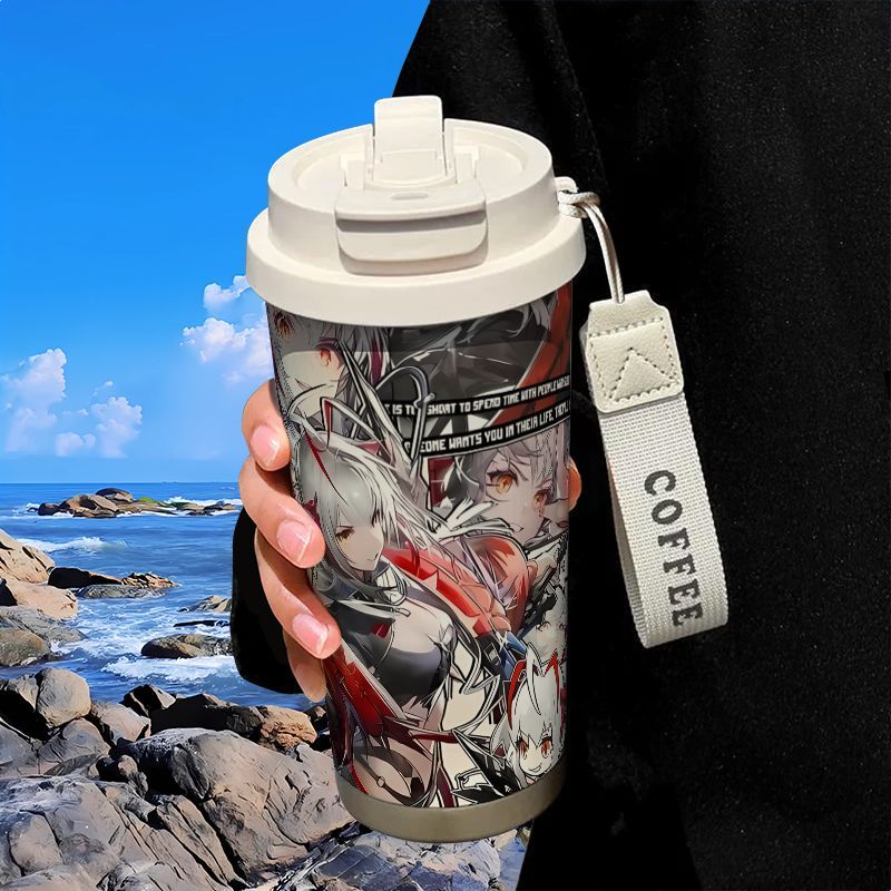 520ml Cute Creative Water Bott - Stainless Steel Straw ulasan dan harga