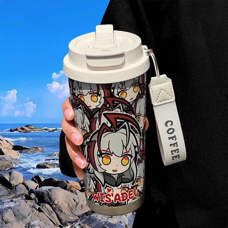 520ml Cute Creative Water Bott - Stainless Steel Straw ulasan dan harga