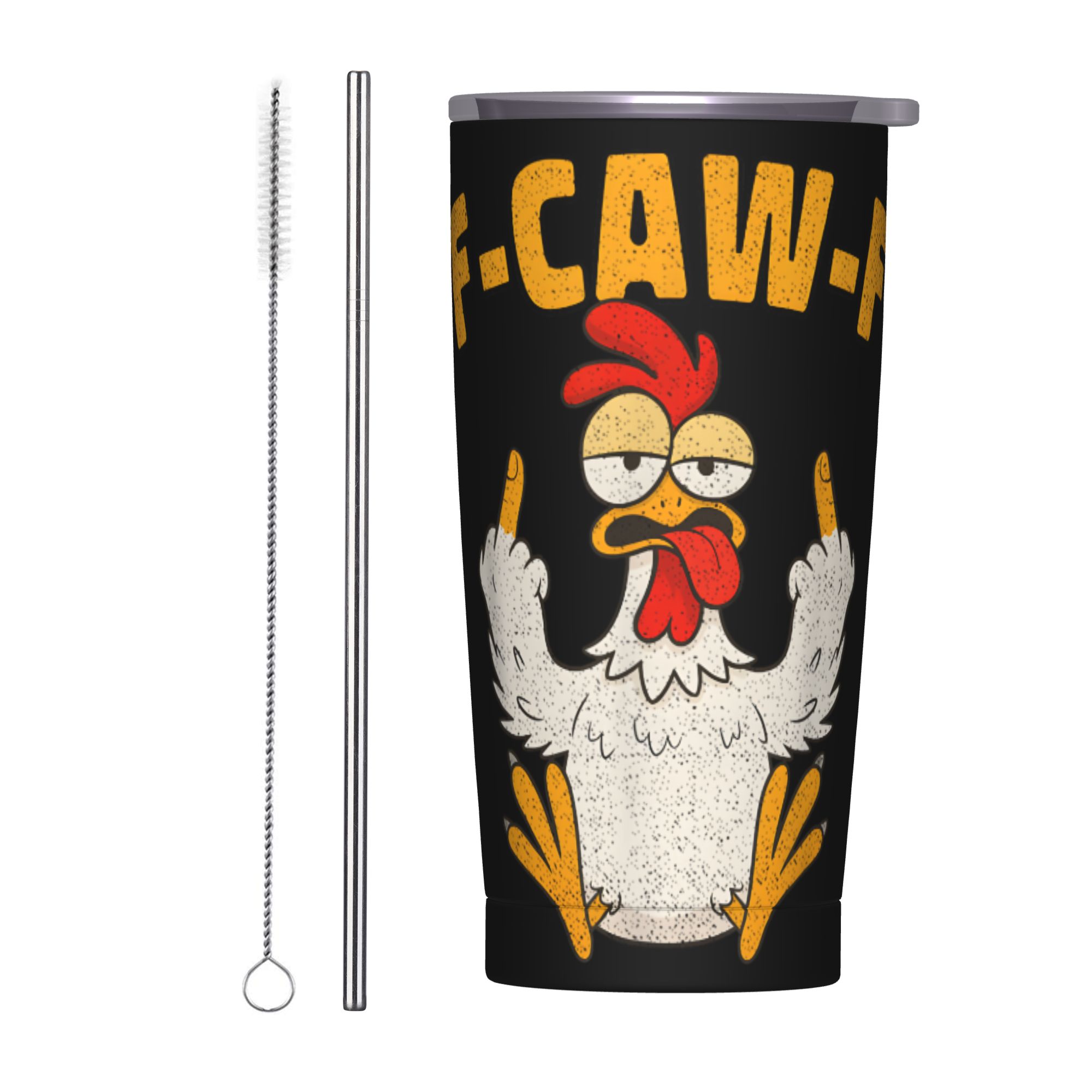 Funny F-Caw-F Chicken FCAWF Tu - Stainless Steel Straw ulasan dan harga