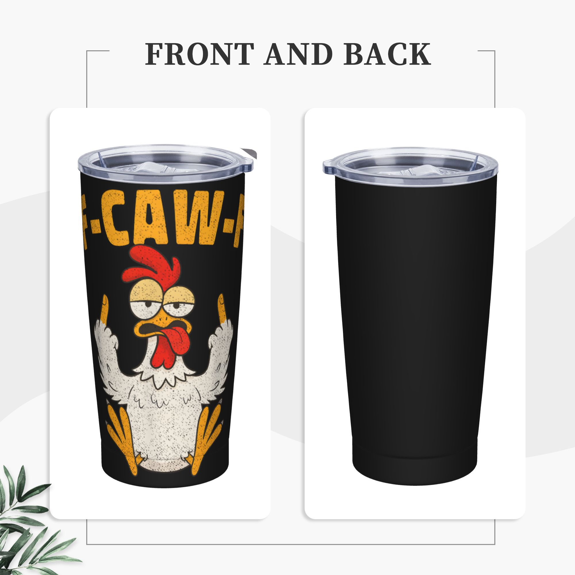 Funny F-Caw-F Chicken FCAWF Tu - Stainless Steel Straw ulasan dan harga