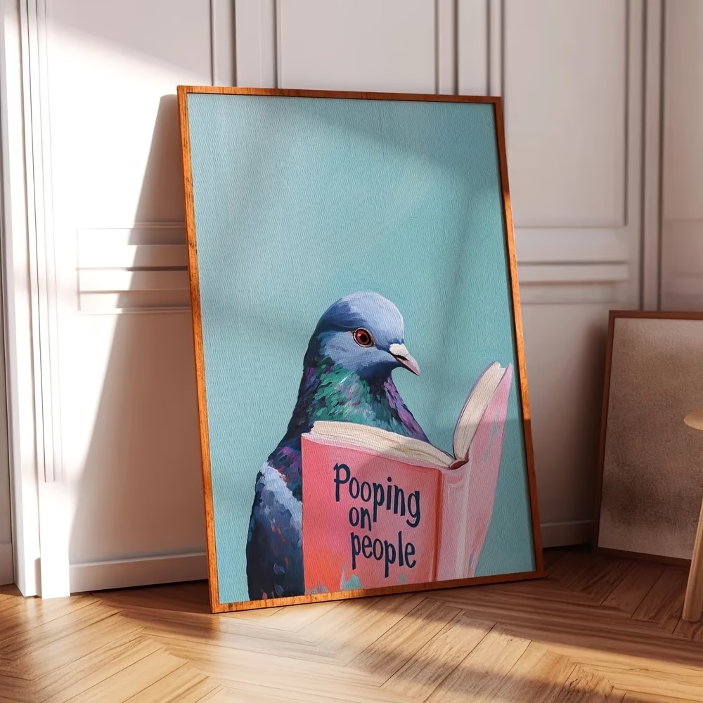 Modern Pigeon Reading Pooping  - Sustainable Living Products ulasan dan harga