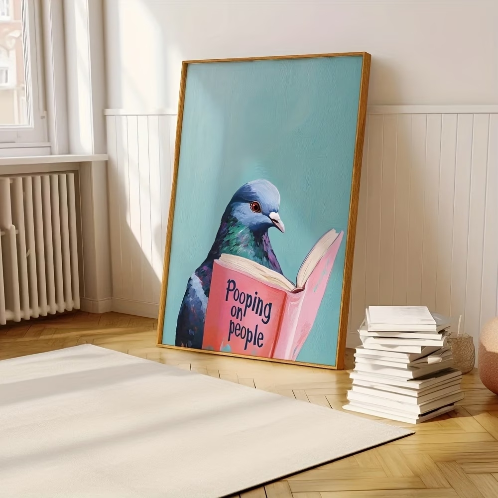 Modern Pigeon Reading Pooping  - Sustainable Living Products ulasan dan harga