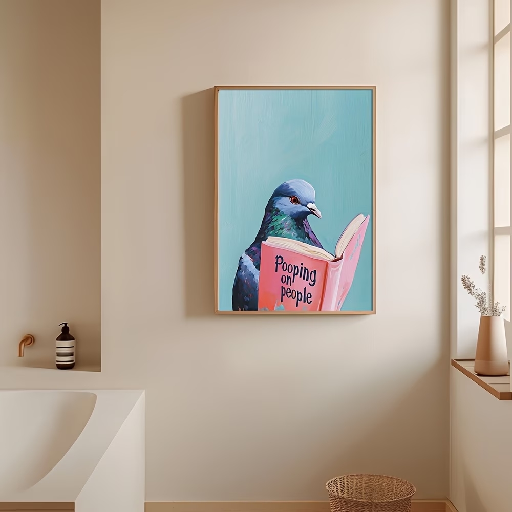 Modern Pigeon Reading Pooping  - Sustainable Living Products ulasan dan harga