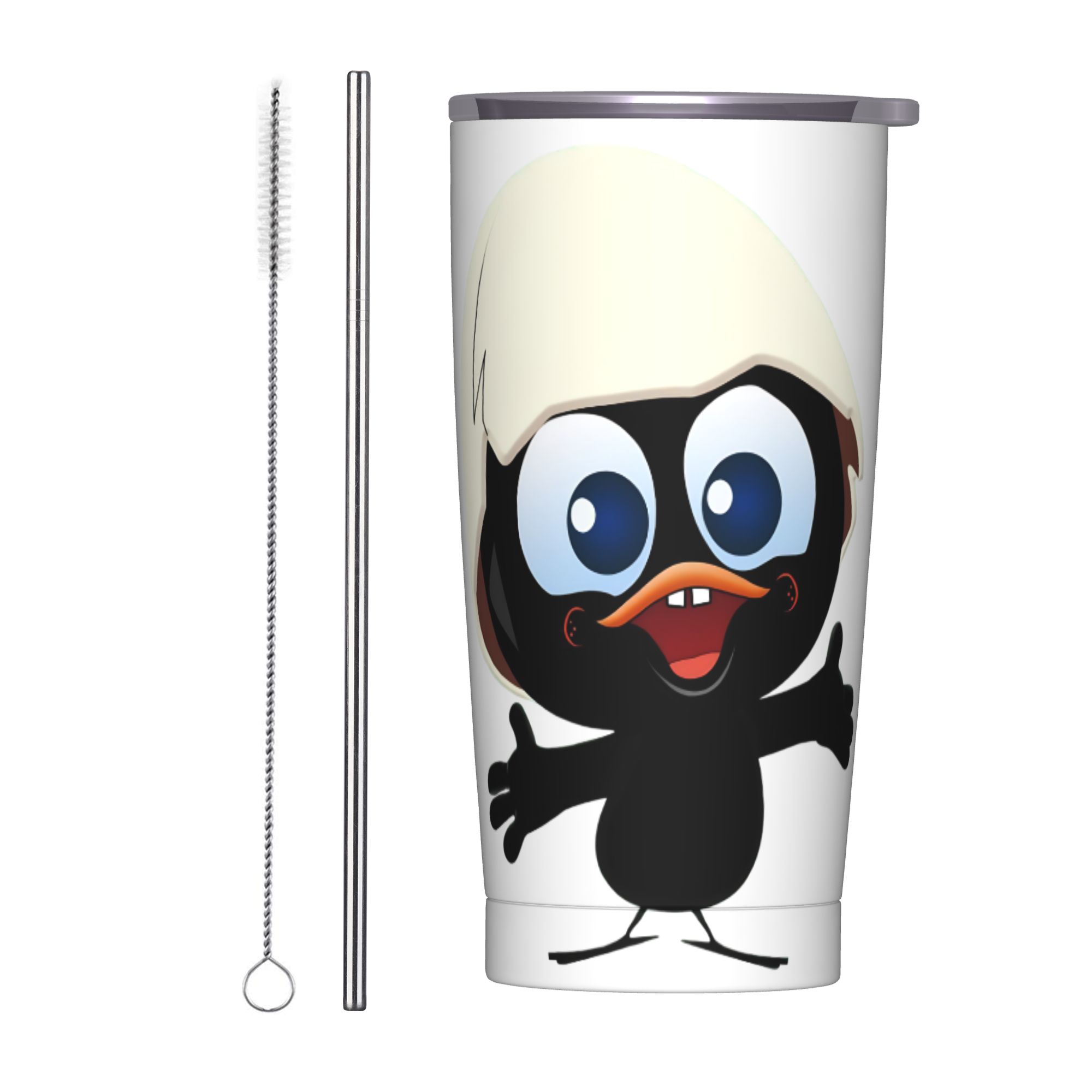 Calimero Black Chicken Insulat - Stainless Steel Straw ulasan dan harga